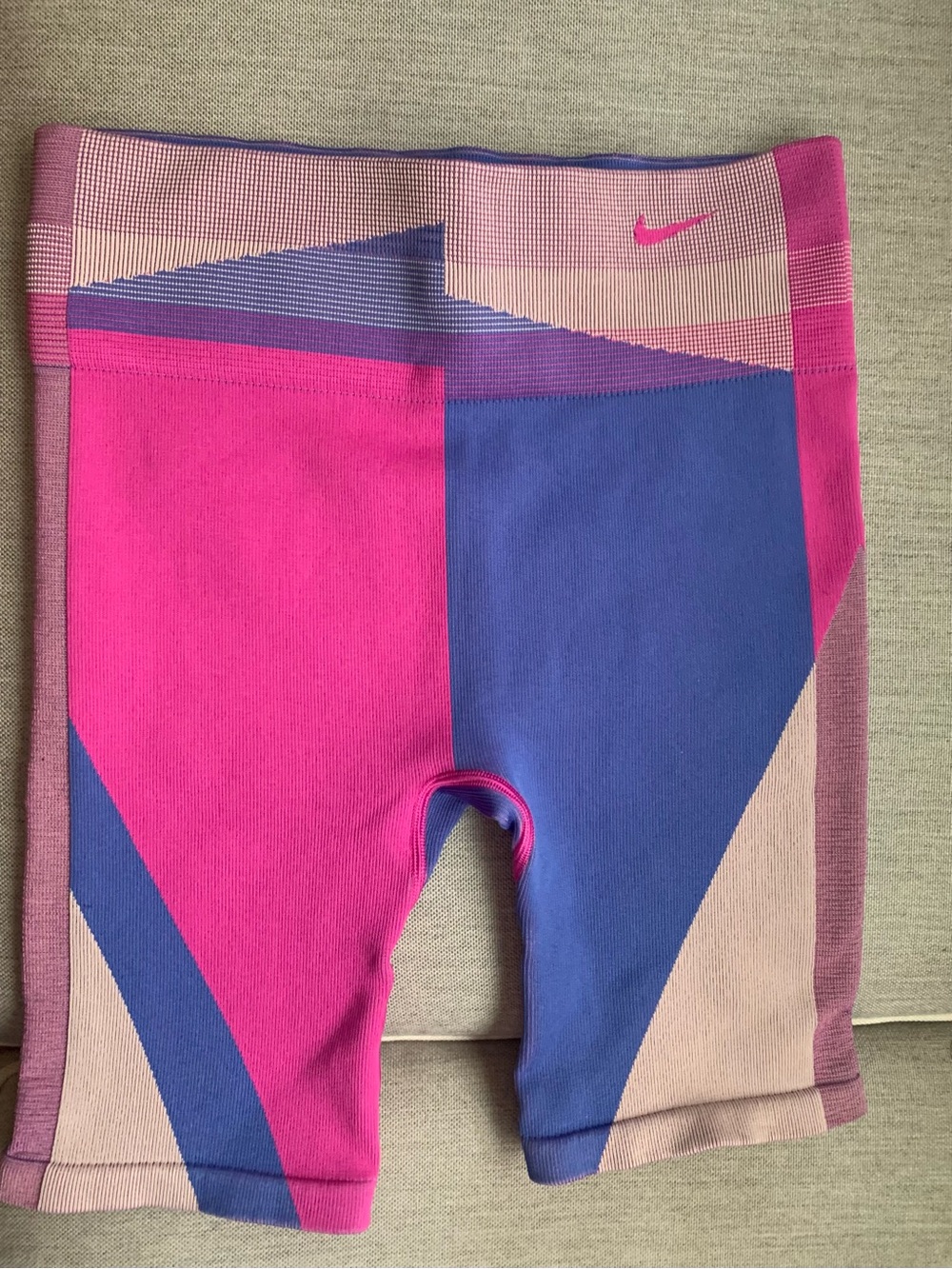 Nike Dri-FIT Purple & Pink Performance Waistband biker shorts